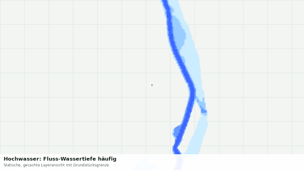 Statische Kartenansicht: Hochwasser: Fluss-Wassertiefe häufig