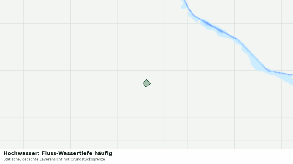 Statische Kartenansicht: Hochwasser: Fluss-Wassertiefe häufig