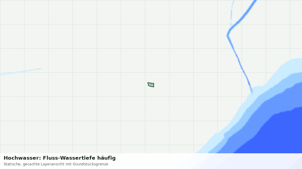 Statische Kartenansicht: Hochwasser: Fluss-Wassertiefe häufig