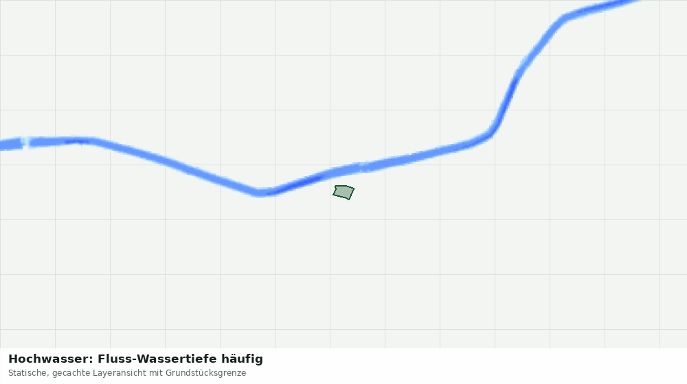 Statische Kartenansicht: Hochwasser: Fluss-Wassertiefe häufig