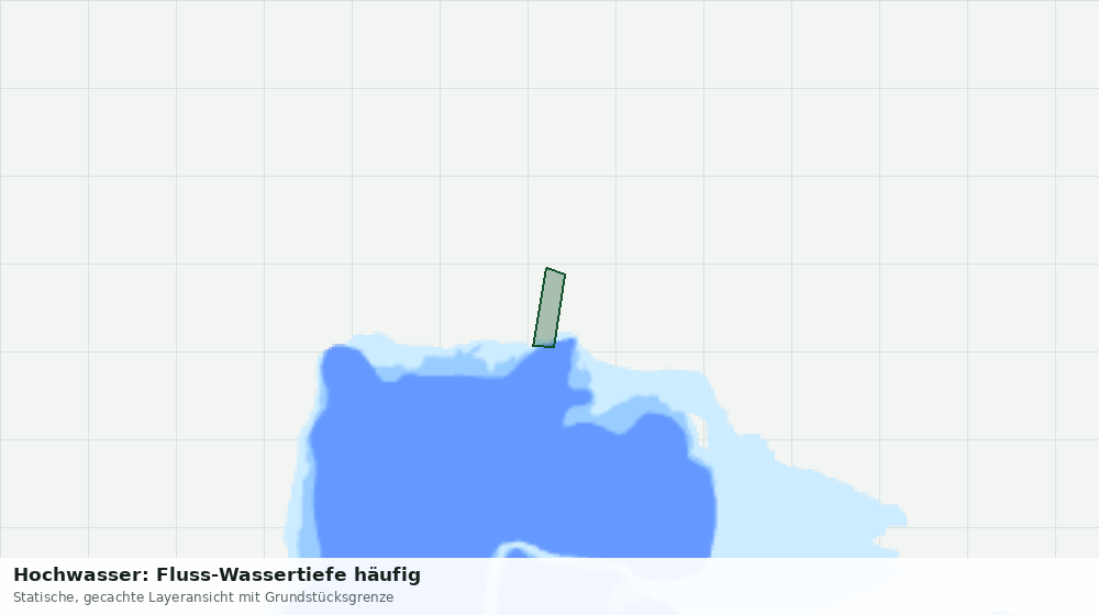 Statische Kartenansicht: Hochwasser: Fluss-Wassertiefe häufig