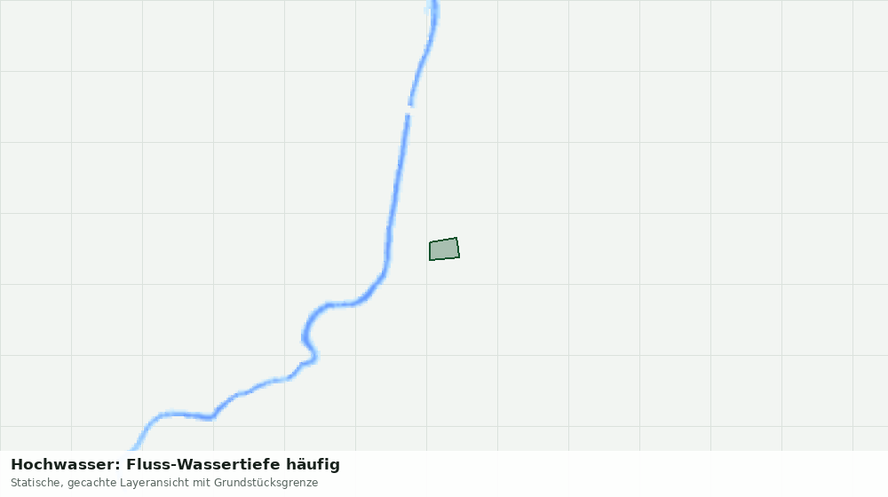 Statische Kartenansicht: Hochwasser: Fluss-Wassertiefe häufig