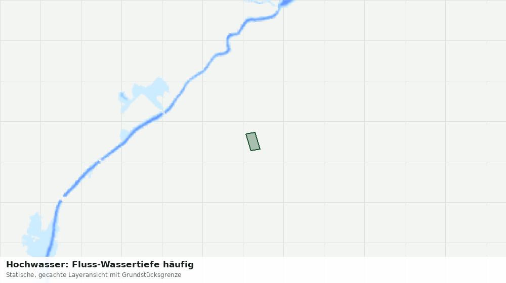 Statische Kartenansicht: Hochwasser: Fluss-Wassertiefe häufig