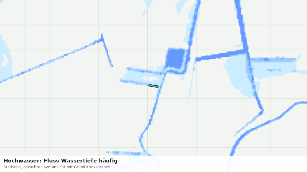Statische Kartenansicht: Hochwasser: Fluss-Wassertiefe häufig