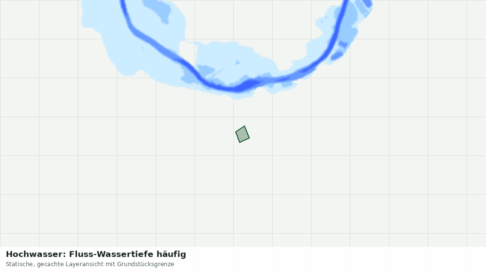 Statische Kartenansicht: Hochwasser: Fluss-Wassertiefe häufig