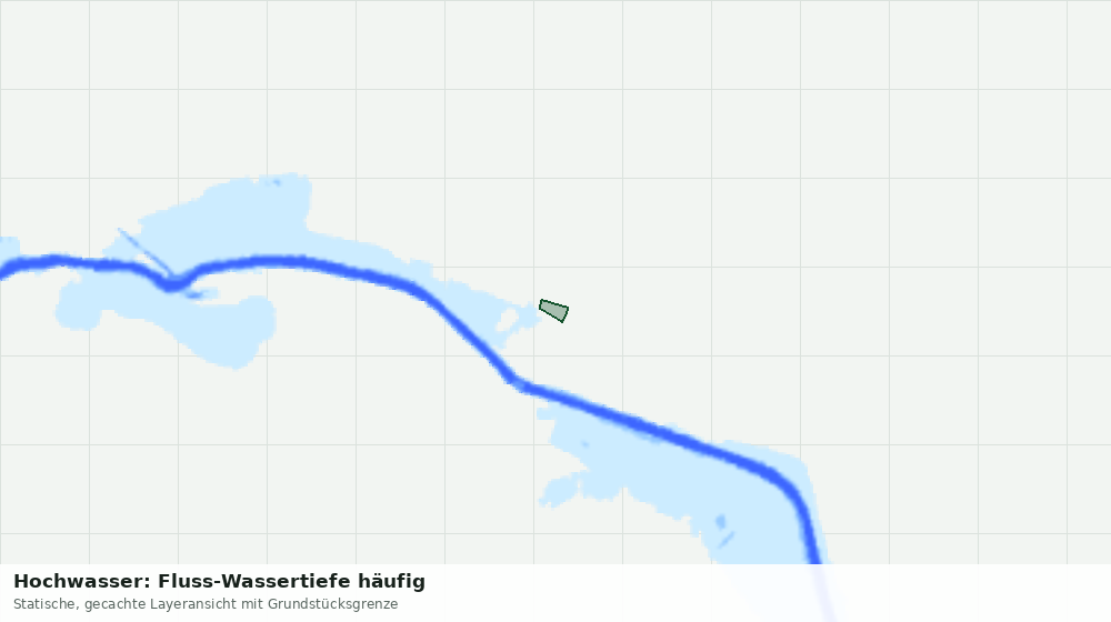 Statische Kartenansicht: Hochwasser: Fluss-Wassertiefe häufig