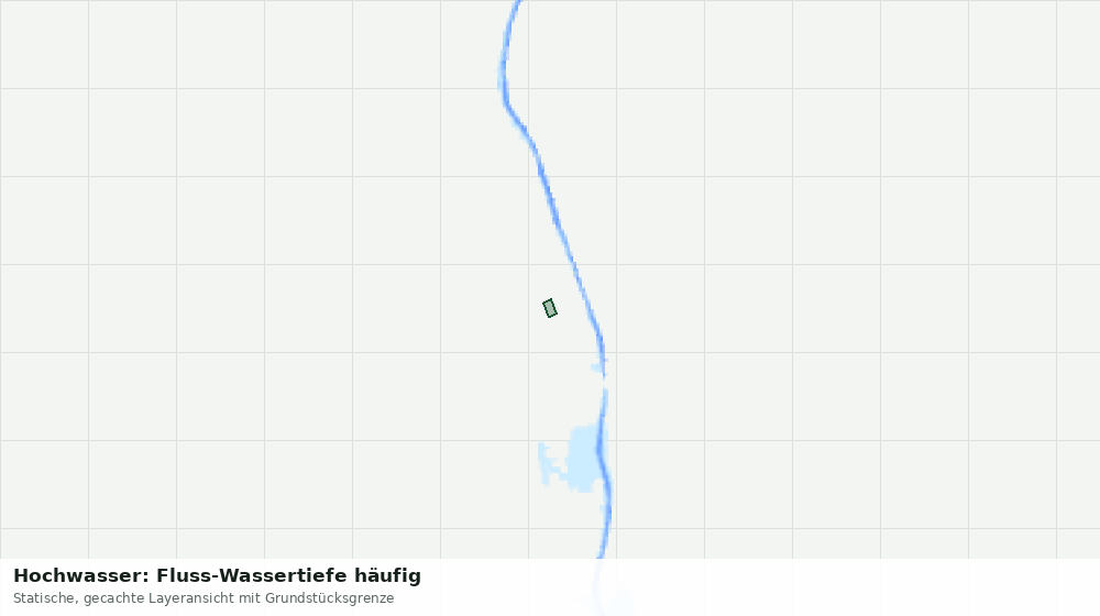 Statische Kartenansicht: Hochwasser: Fluss-Wassertiefe häufig