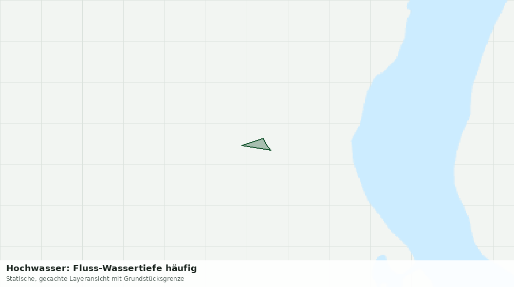 Statische Kartenansicht: Hochwasser: Fluss-Wassertiefe häufig
