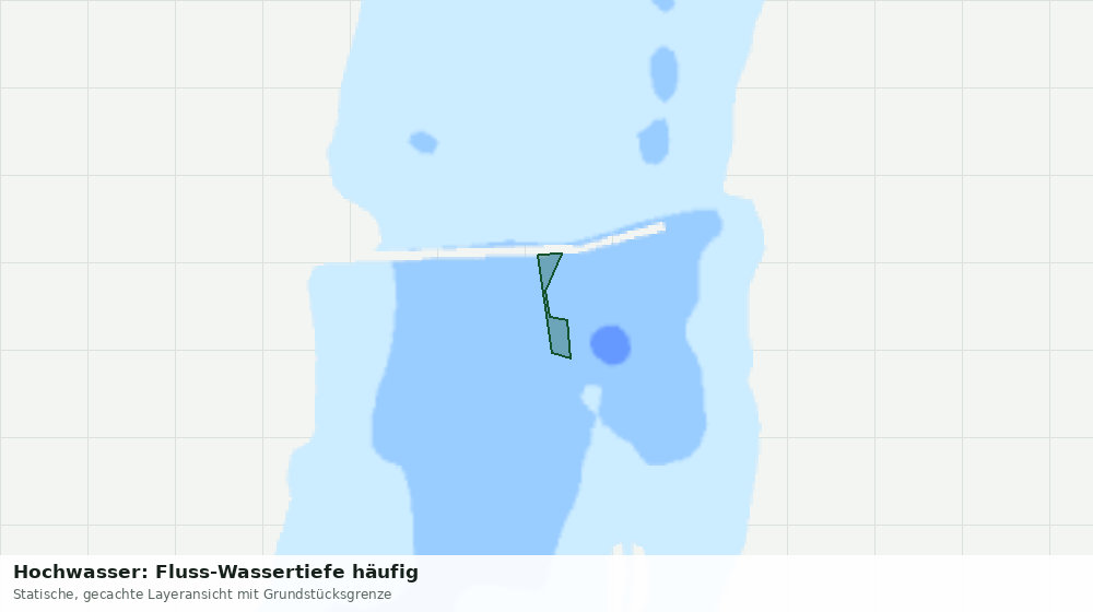 Statische Kartenansicht: Hochwasser: Fluss-Wassertiefe häufig