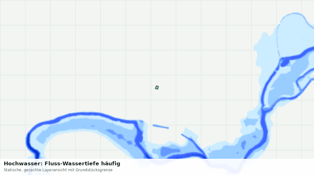 Statische Kartenansicht: Hochwasser: Fluss-Wassertiefe häufig