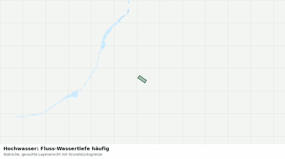 Statische Kartenansicht: Hochwasser: Fluss-Wassertiefe häufig
