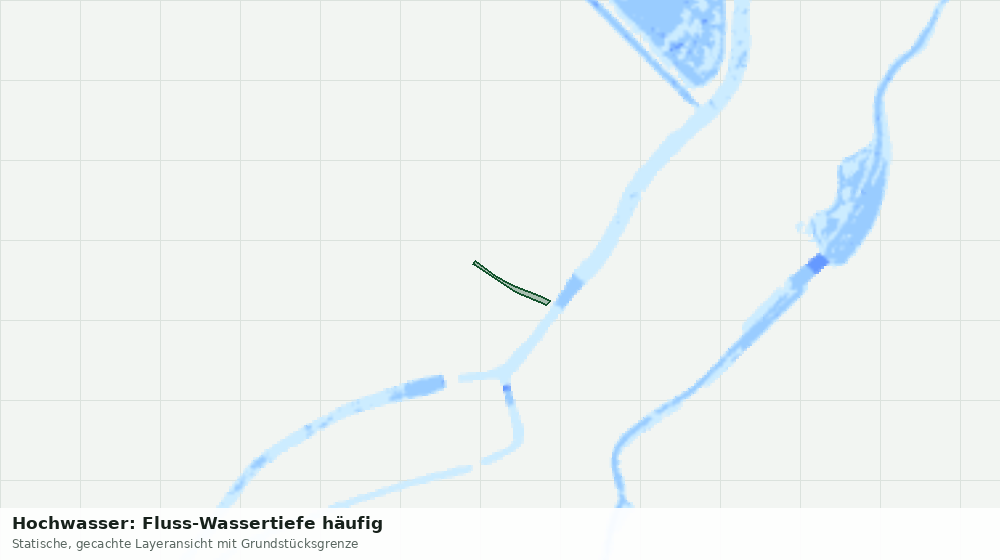 Statische Kartenansicht: Hochwasser: Fluss-Wassertiefe häufig