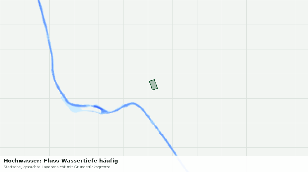 Statische Kartenansicht: Hochwasser: Fluss-Wassertiefe häufig