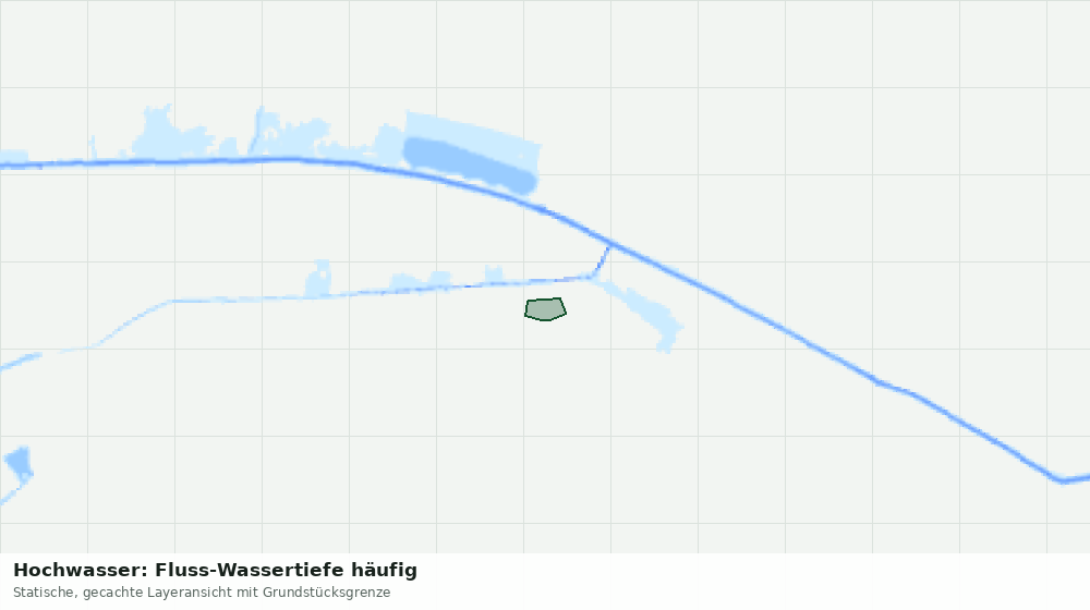 Statische Kartenansicht: Hochwasser: Fluss-Wassertiefe häufig