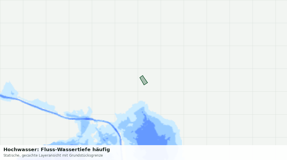 Statische Kartenansicht: Hochwasser: Fluss-Wassertiefe häufig