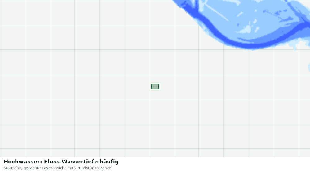 Statische Kartenansicht: Hochwasser: Fluss-Wassertiefe häufig