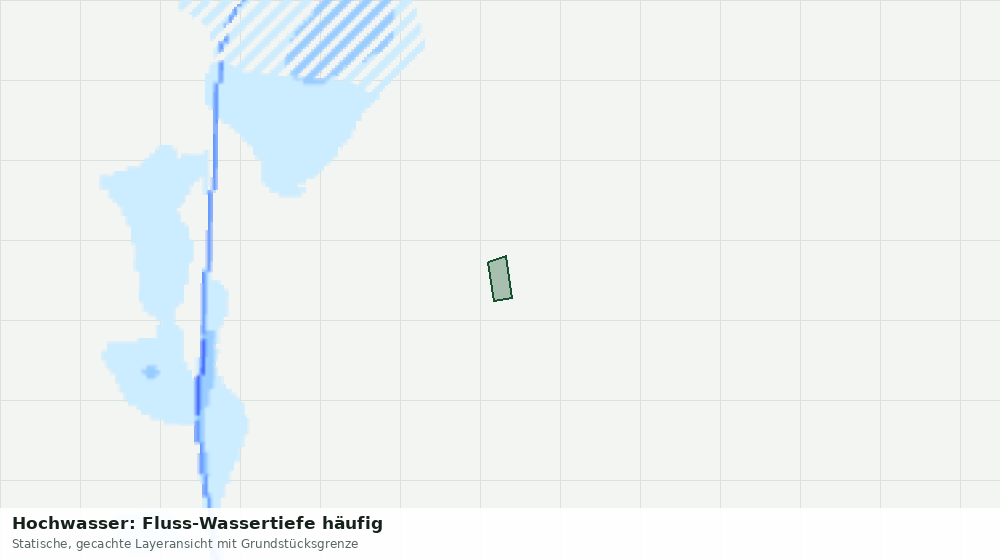 Statische Kartenansicht: Hochwasser: Fluss-Wassertiefe häufig