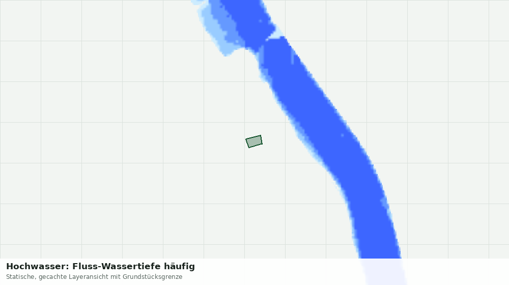 Statische Kartenansicht: Hochwasser: Fluss-Wassertiefe häufig