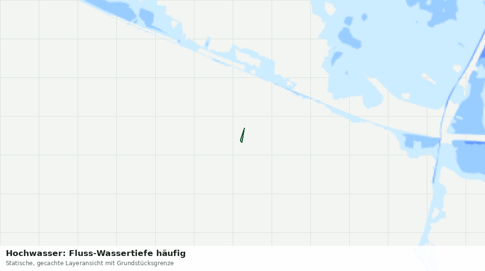 Statische Kartenansicht: Hochwasser: Fluss-Wassertiefe häufig