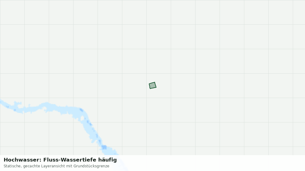 Statische Kartenansicht: Hochwasser: Fluss-Wassertiefe häufig