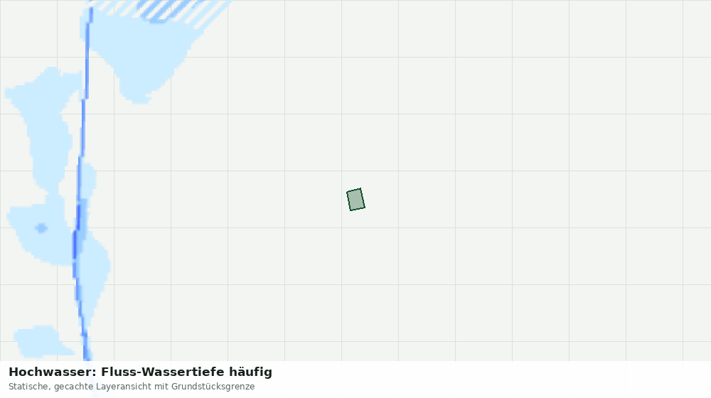 Statische Kartenansicht: Hochwasser: Fluss-Wassertiefe häufig