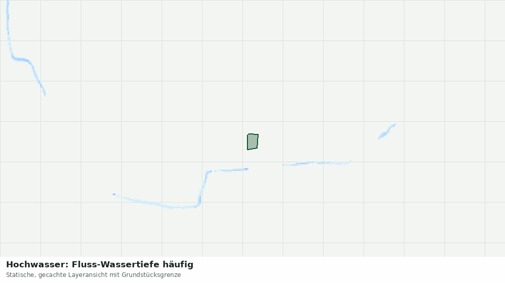 Statische Kartenansicht: Hochwasser: Fluss-Wassertiefe häufig
