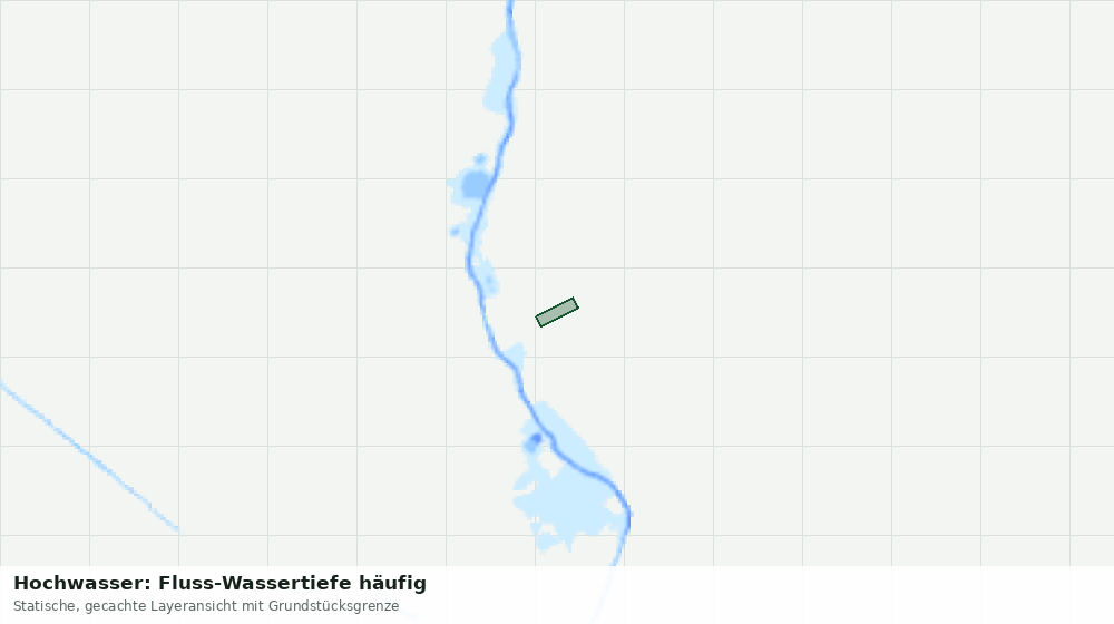 Statische Kartenansicht: Hochwasser: Fluss-Wassertiefe häufig