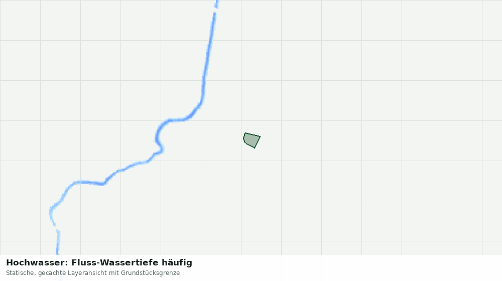 Statische Kartenansicht: Hochwasser: Fluss-Wassertiefe häufig