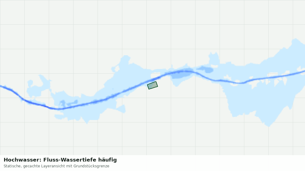Statische Kartenansicht: Hochwasser: Fluss-Wassertiefe häufig