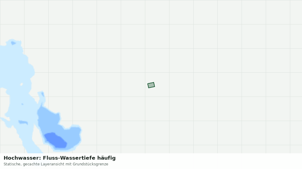 Statische Kartenansicht: Hochwasser: Fluss-Wassertiefe häufig