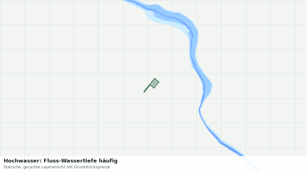 Statische Kartenansicht: Hochwasser: Fluss-Wassertiefe häufig
