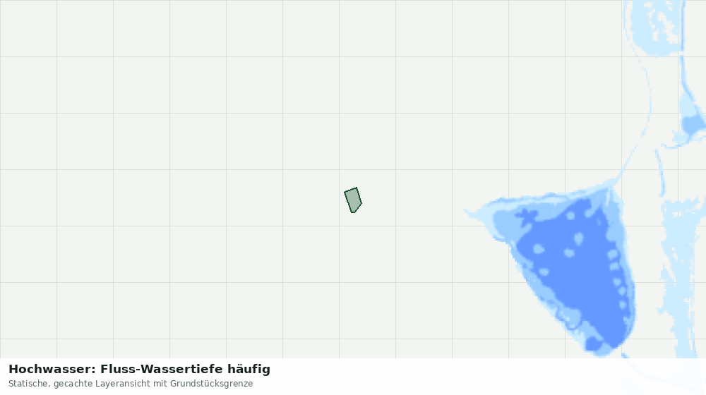 Statische Kartenansicht: Hochwasser: Fluss-Wassertiefe häufig