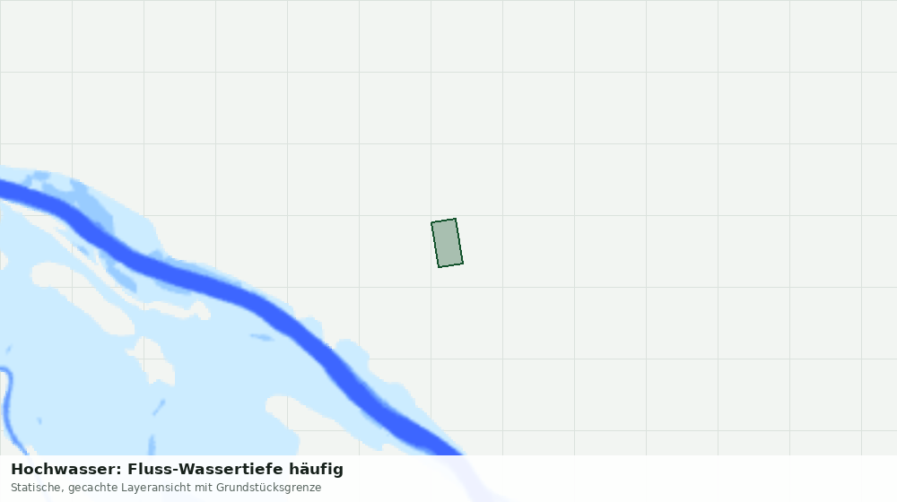 Statische Kartenansicht: Hochwasser: Fluss-Wassertiefe häufig