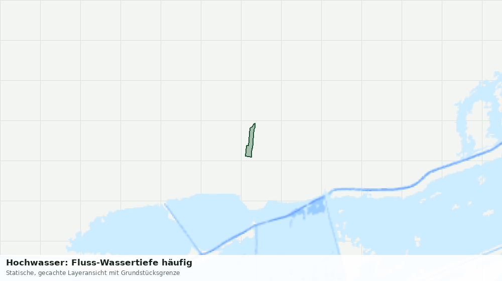 Statische Kartenansicht: Hochwasser: Fluss-Wassertiefe häufig