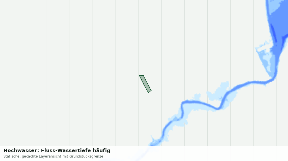 Statische Kartenansicht: Hochwasser: Fluss-Wassertiefe häufig