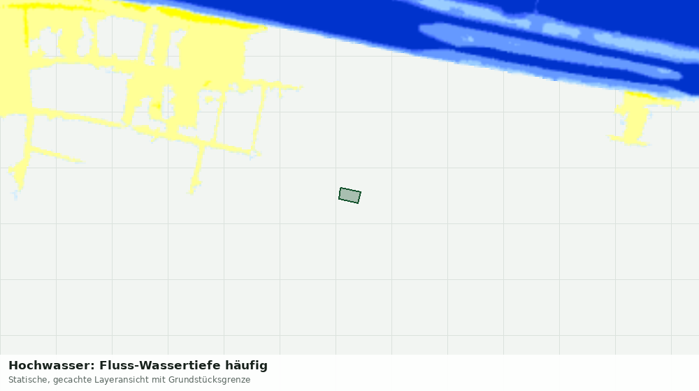 Statische Kartenansicht: Hochwasser: Fluss-Wassertiefe häufig