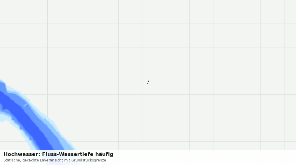 Statische Kartenansicht: Hochwasser: Fluss-Wassertiefe häufig