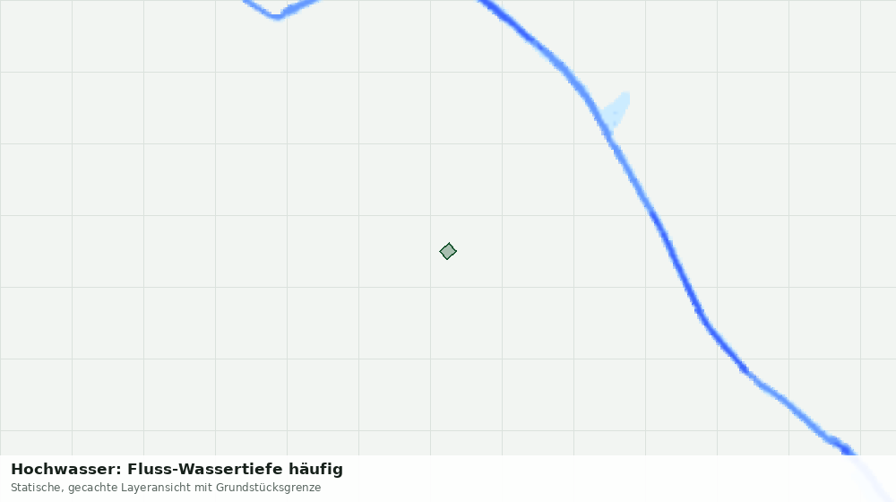 Statische Kartenansicht: Hochwasser: Fluss-Wassertiefe häufig