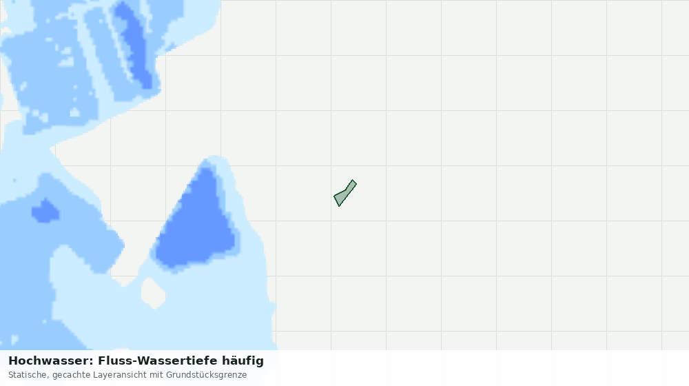 Statische Kartenansicht: Hochwasser: Fluss-Wassertiefe häufig