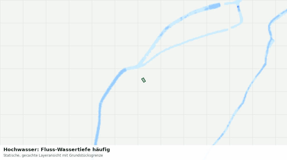 Statische Kartenansicht: Hochwasser: Fluss-Wassertiefe häufig