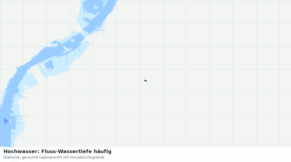 Statische Kartenansicht: Hochwasser: Fluss-Wassertiefe häufig