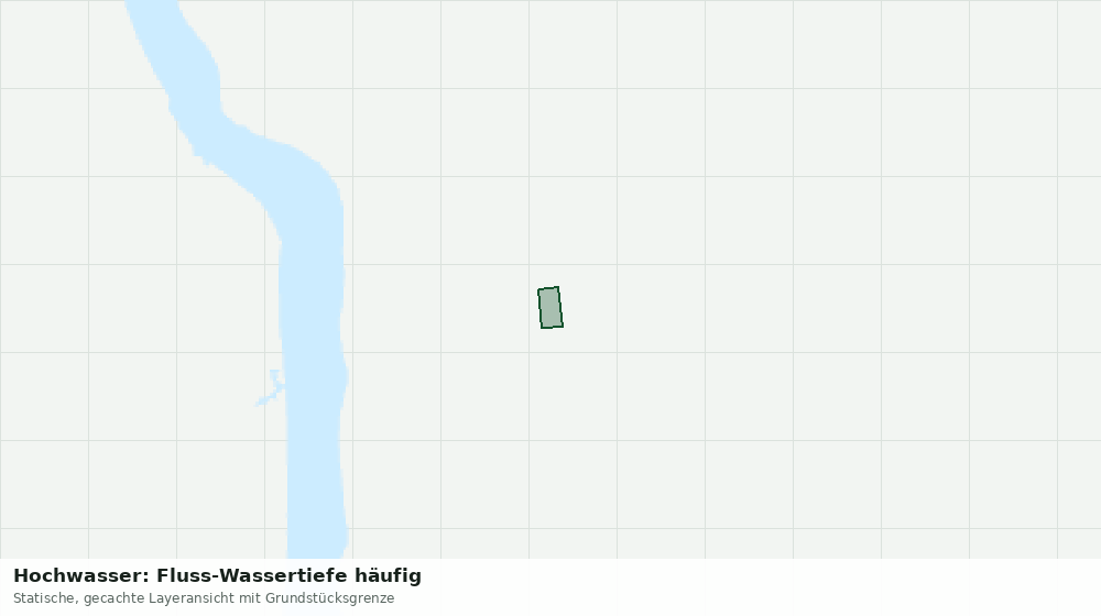 Statische Kartenansicht: Hochwasser: Fluss-Wassertiefe häufig