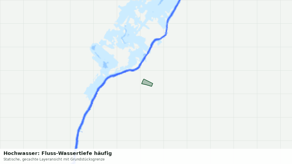Statische Kartenansicht: Hochwasser: Fluss-Wassertiefe häufig