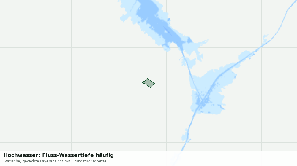 Statische Kartenansicht: Hochwasser: Fluss-Wassertiefe häufig