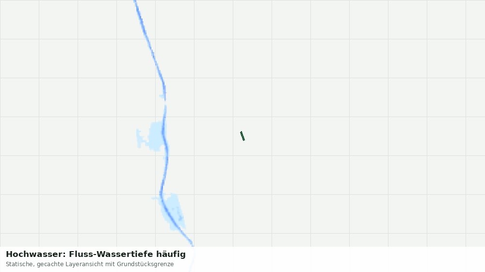 Statische Kartenansicht: Hochwasser: Fluss-Wassertiefe häufig