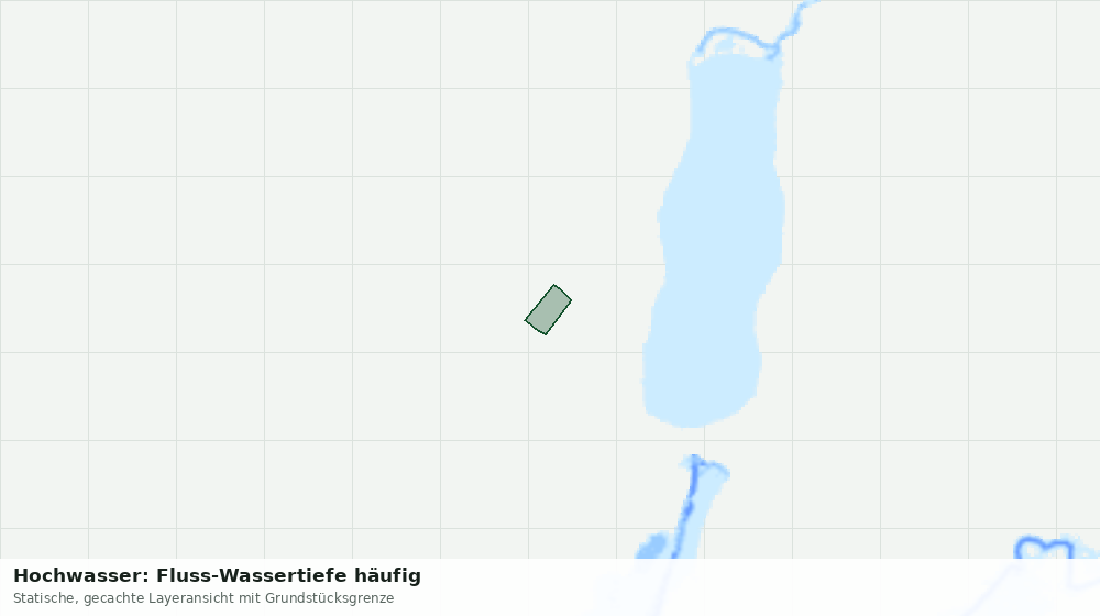 Statische Kartenansicht: Hochwasser: Fluss-Wassertiefe häufig
