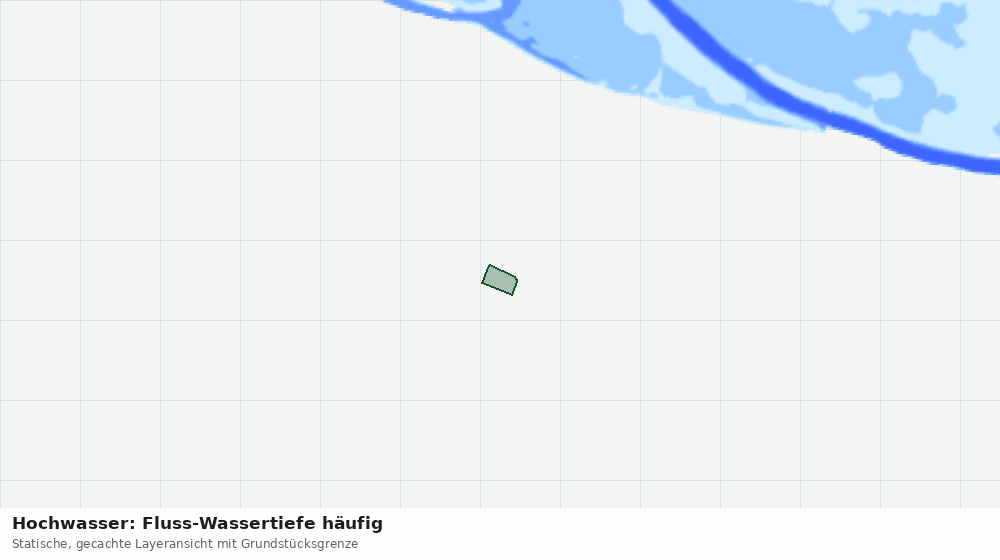 Statische Kartenansicht: Hochwasser: Fluss-Wassertiefe häufig