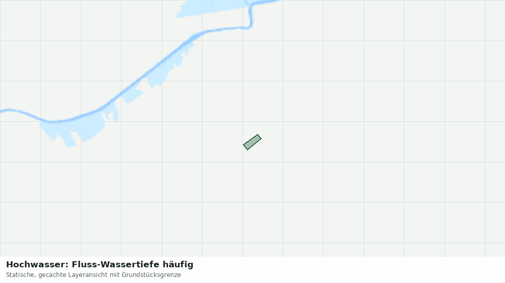 Statische Kartenansicht: Hochwasser: Fluss-Wassertiefe häufig