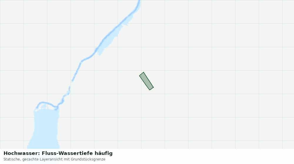 Statische Kartenansicht: Hochwasser: Fluss-Wassertiefe häufig