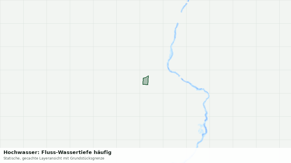 Statische Kartenansicht: Hochwasser: Fluss-Wassertiefe häufig